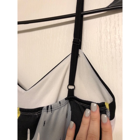 Yellow Floral Dress - Picture 3 of 4